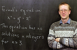 Sir Andrew Wiles (né en 1953).